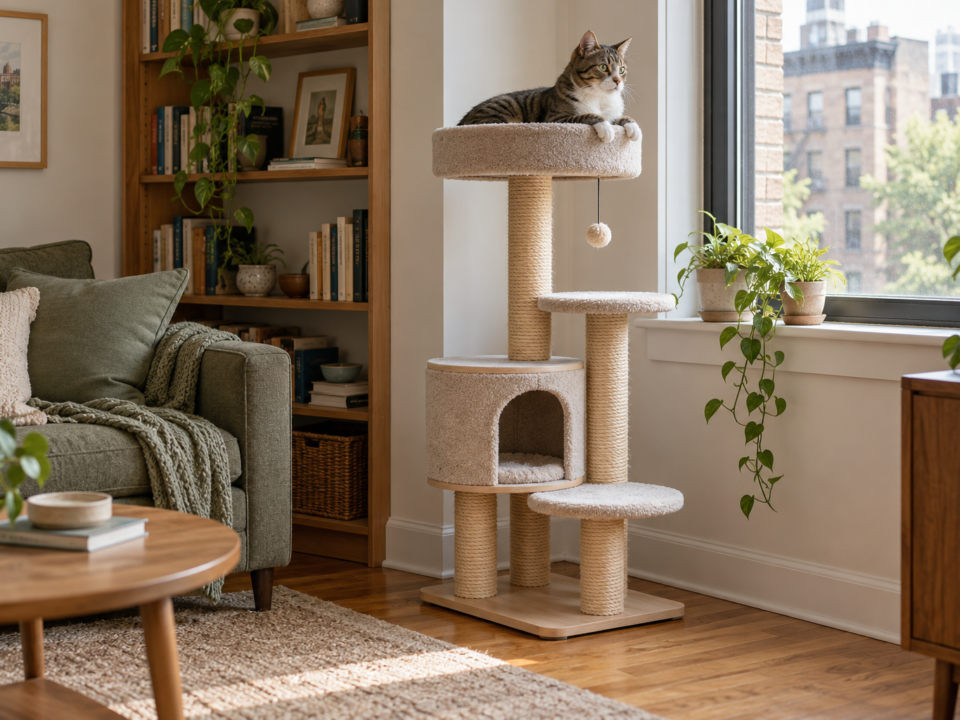 Best Cat Trees for Small Spaces Without Skimping on Stability